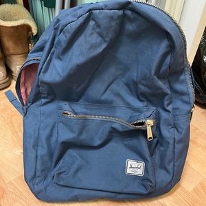 Herschel navy blue settlement backpack